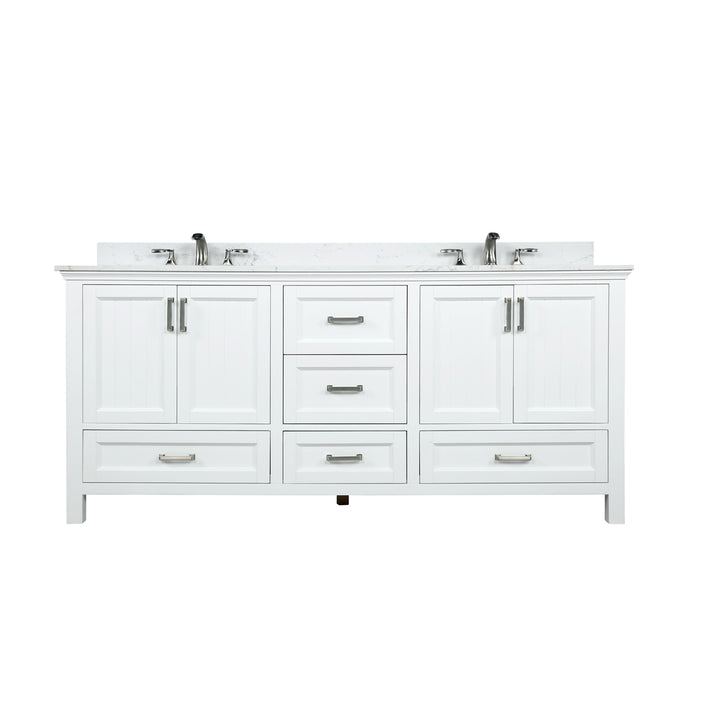 Isla 72" Double Bathroom Vanity Set
