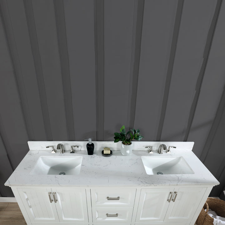 Isla 72" Double Bathroom Vanity Set