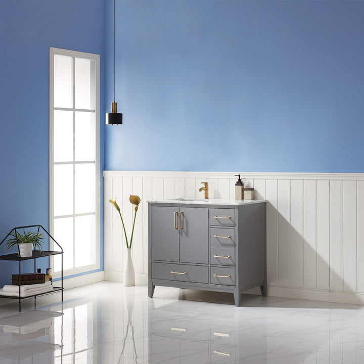 Sutton 36" Single Bathroom Vanity Set