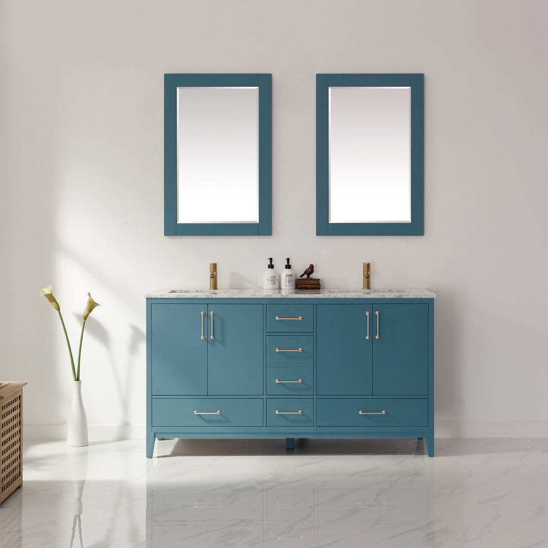 Sutton 60" Double Bathroom Vanity Set