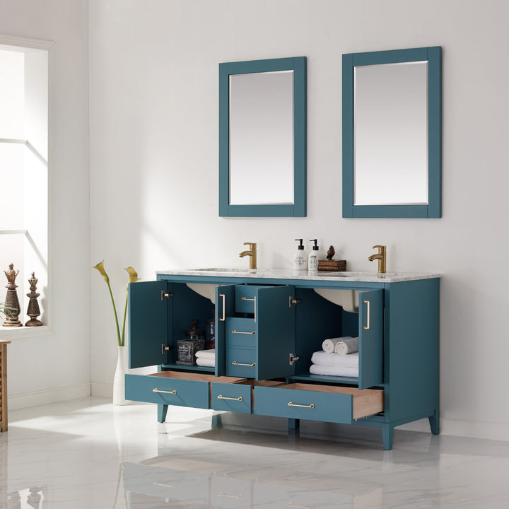 Sutton 72" Double Bathroom Vanity Set