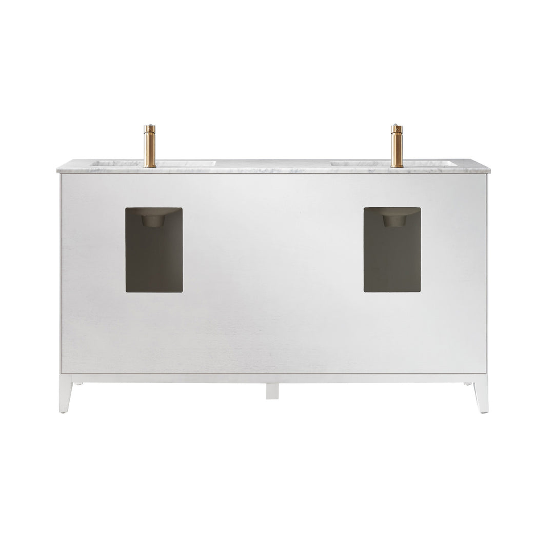 Sutton 60" Double Bathroom Vanity Set