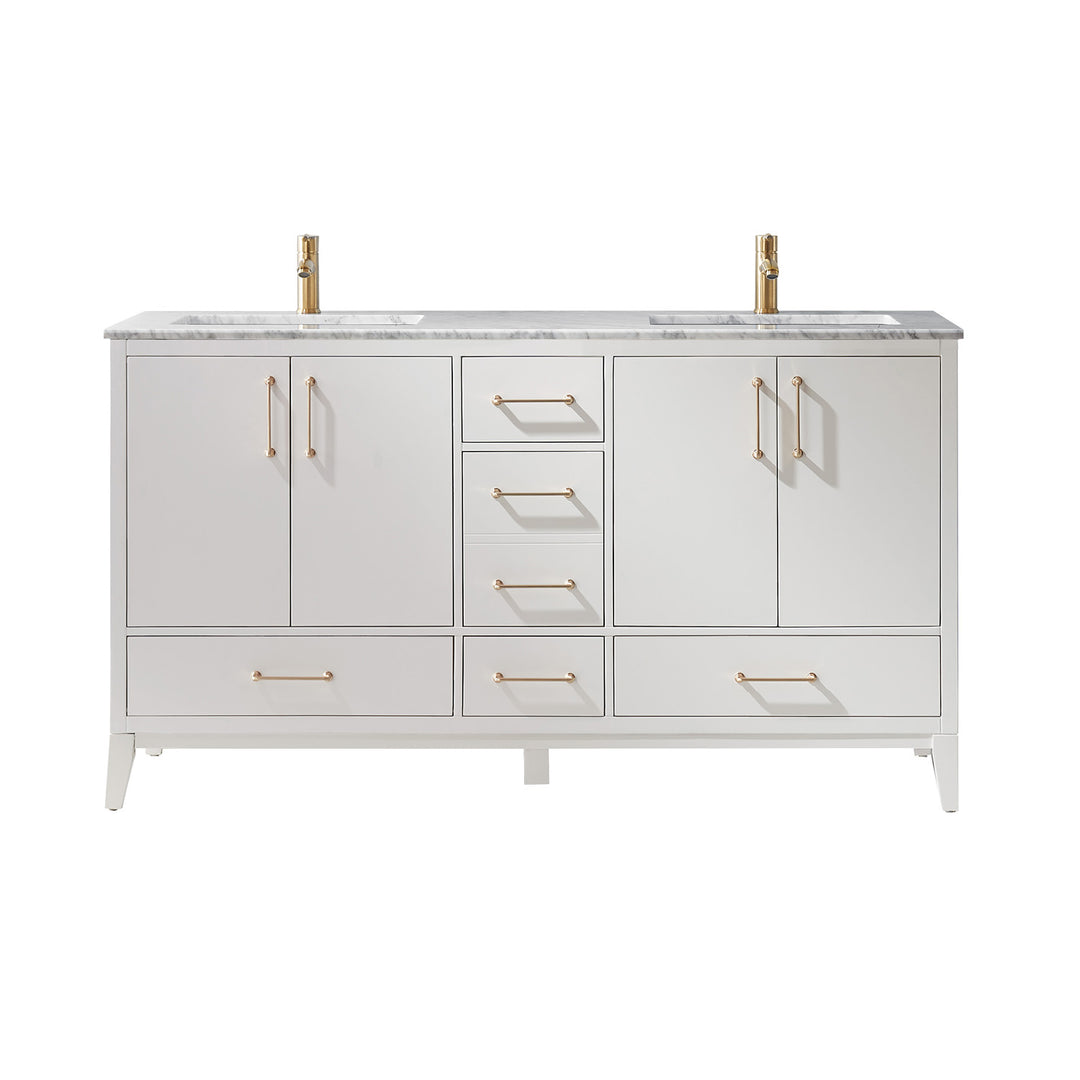 Sutton 72" Double Bathroom Vanity Set