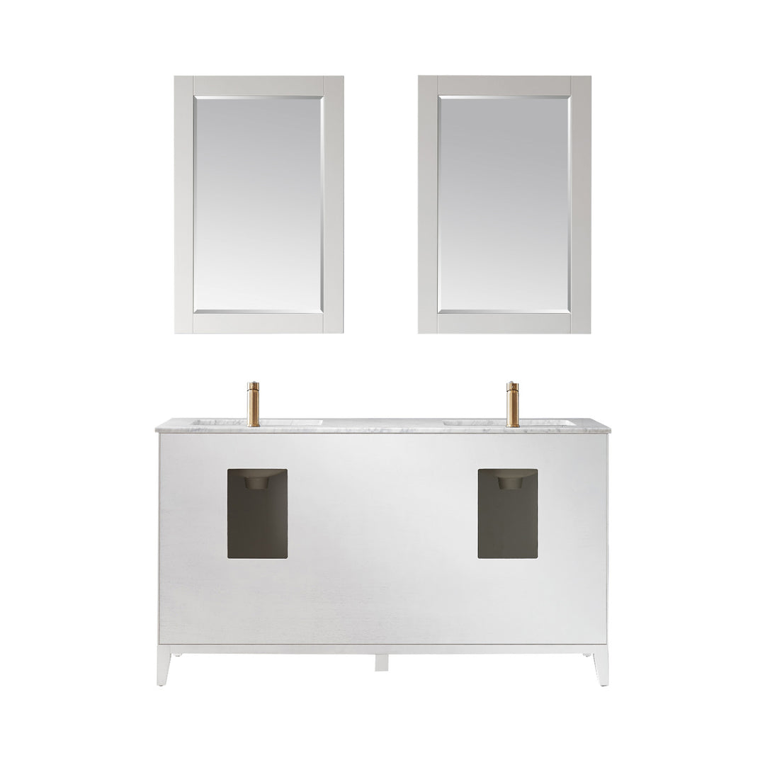 Sutton 72" Double Bathroom Vanity Set