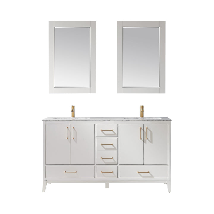 Sutton 72" Double Bathroom Vanity Set