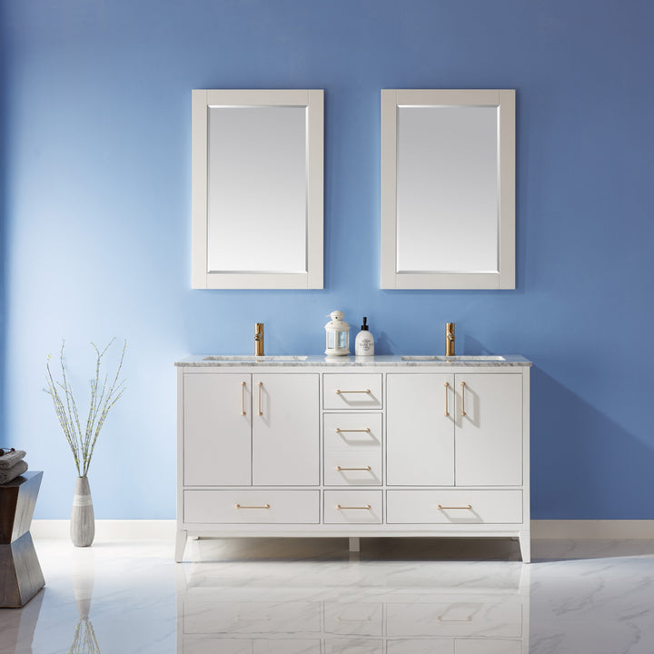 Sutton 72" Double Bathroom Vanity Set