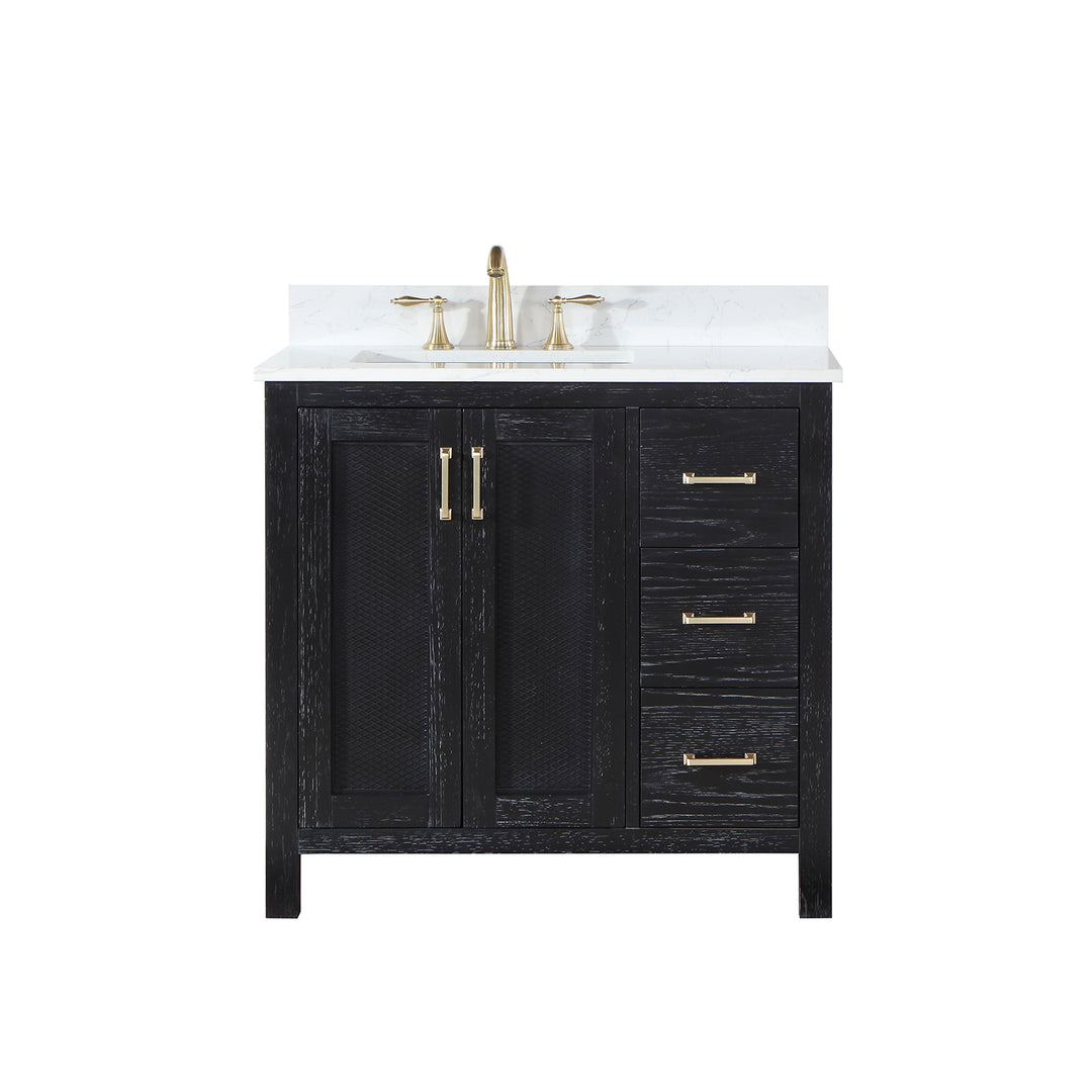 Hadiya 36" Single Bathroom Vanity Set