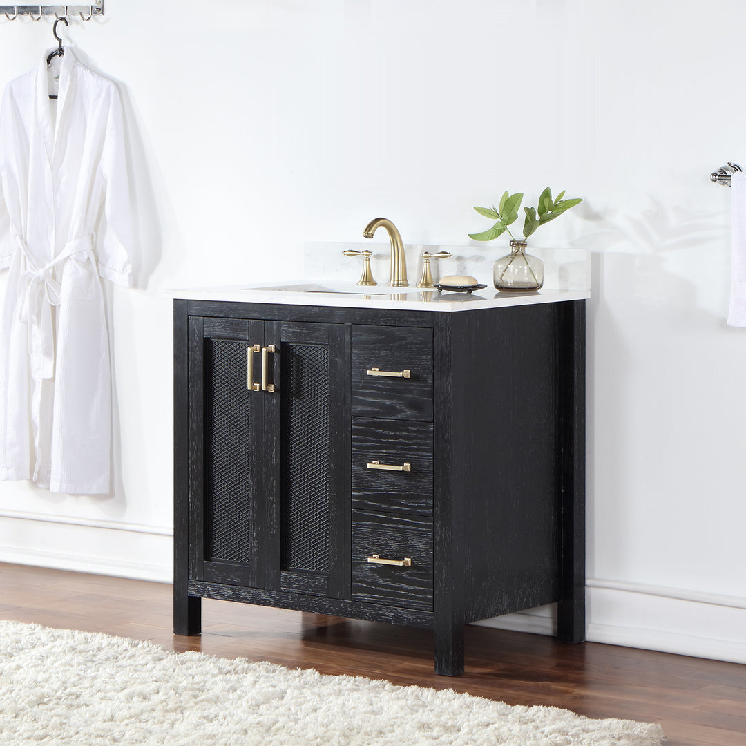 Hadiya 36" Single Bathroom Vanity Set