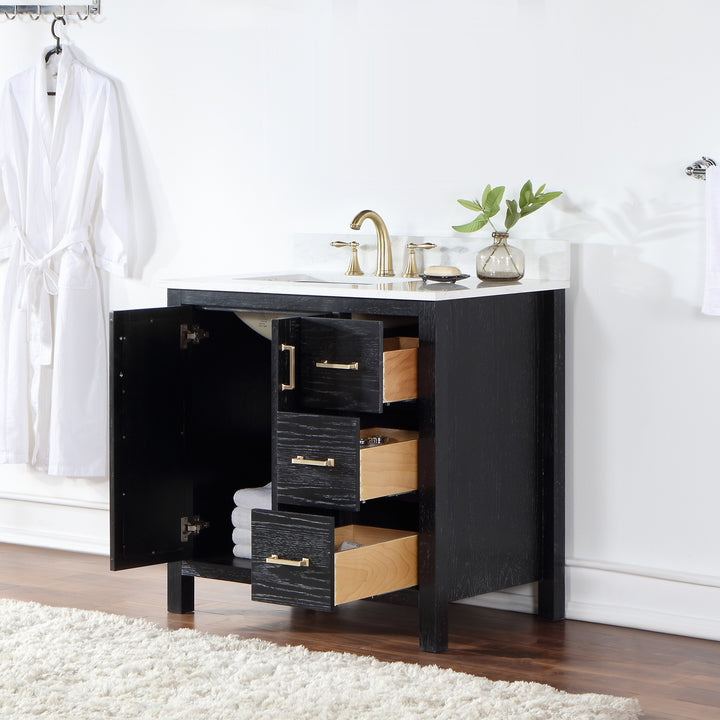 Hadiya 36" Single Bathroom Vanity Set