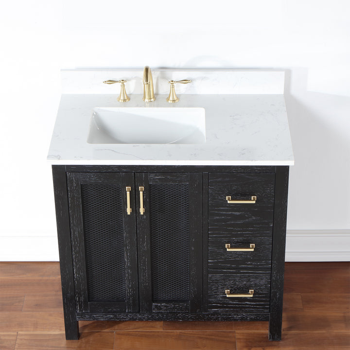 Hadiya 36" Single Bathroom Vanity Set