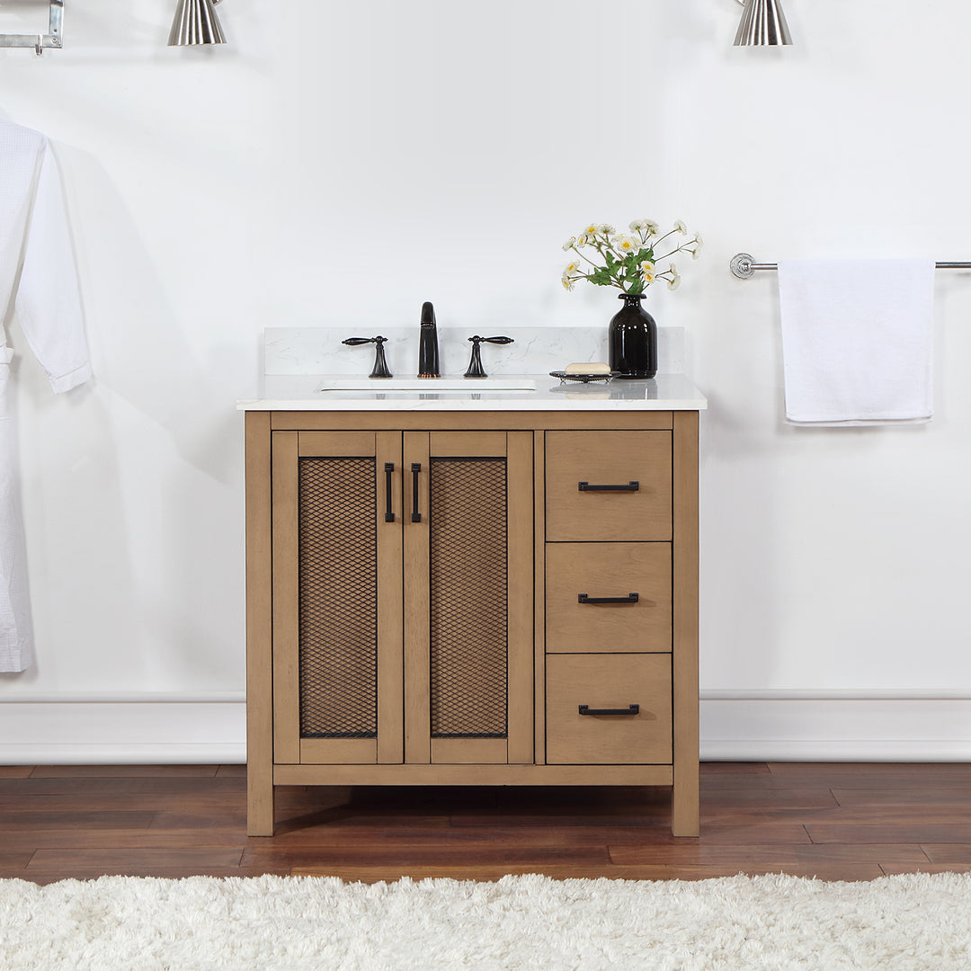 Hadiya 36" Single Bathroom Vanity Set