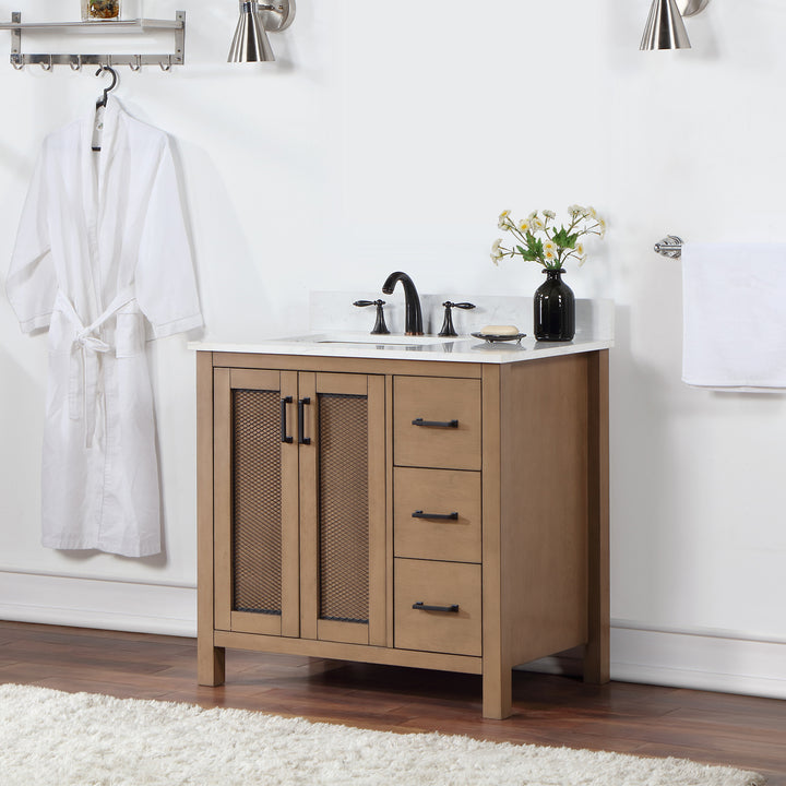 Hadiya 36" Single Bathroom Vanity Set