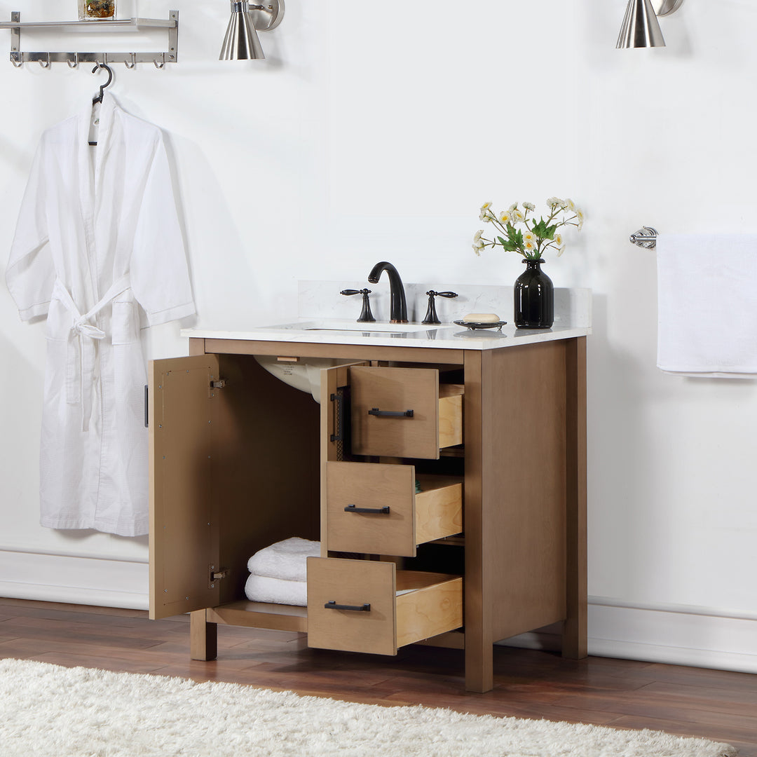 Hadiya 36" Single Bathroom Vanity Set