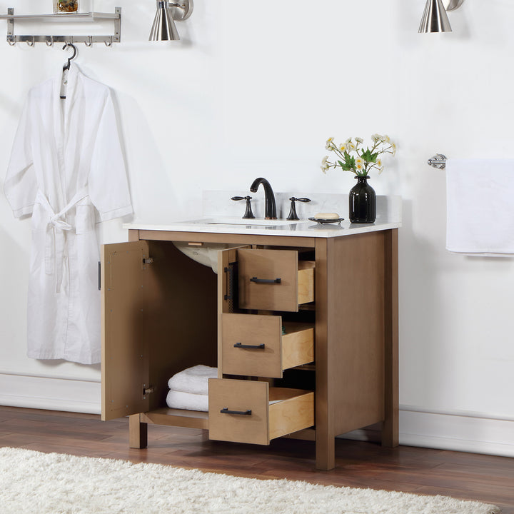 Hadiya 36" Single Bathroom Vanity Set