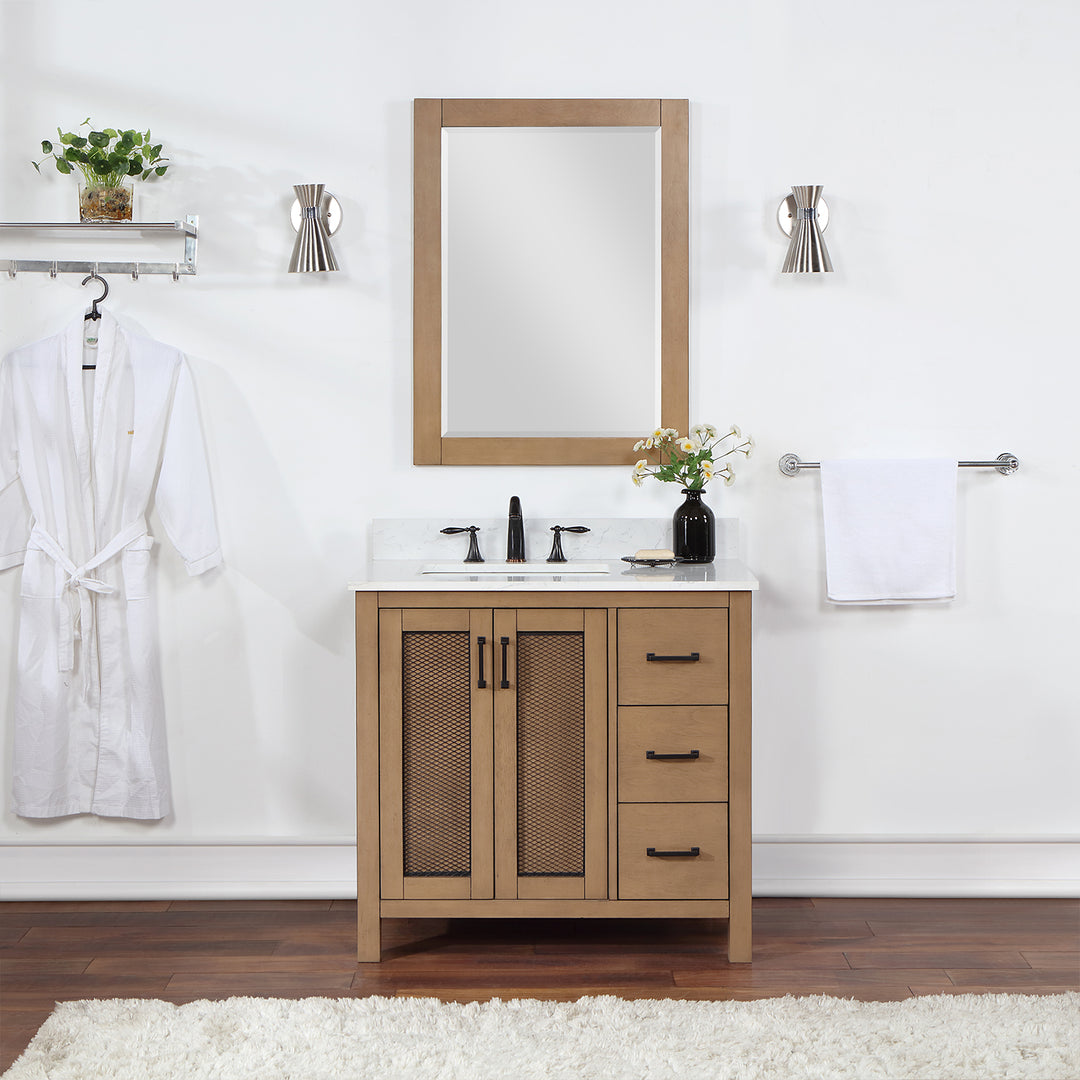 Hadiya 36" Single Bathroom Vanity Set