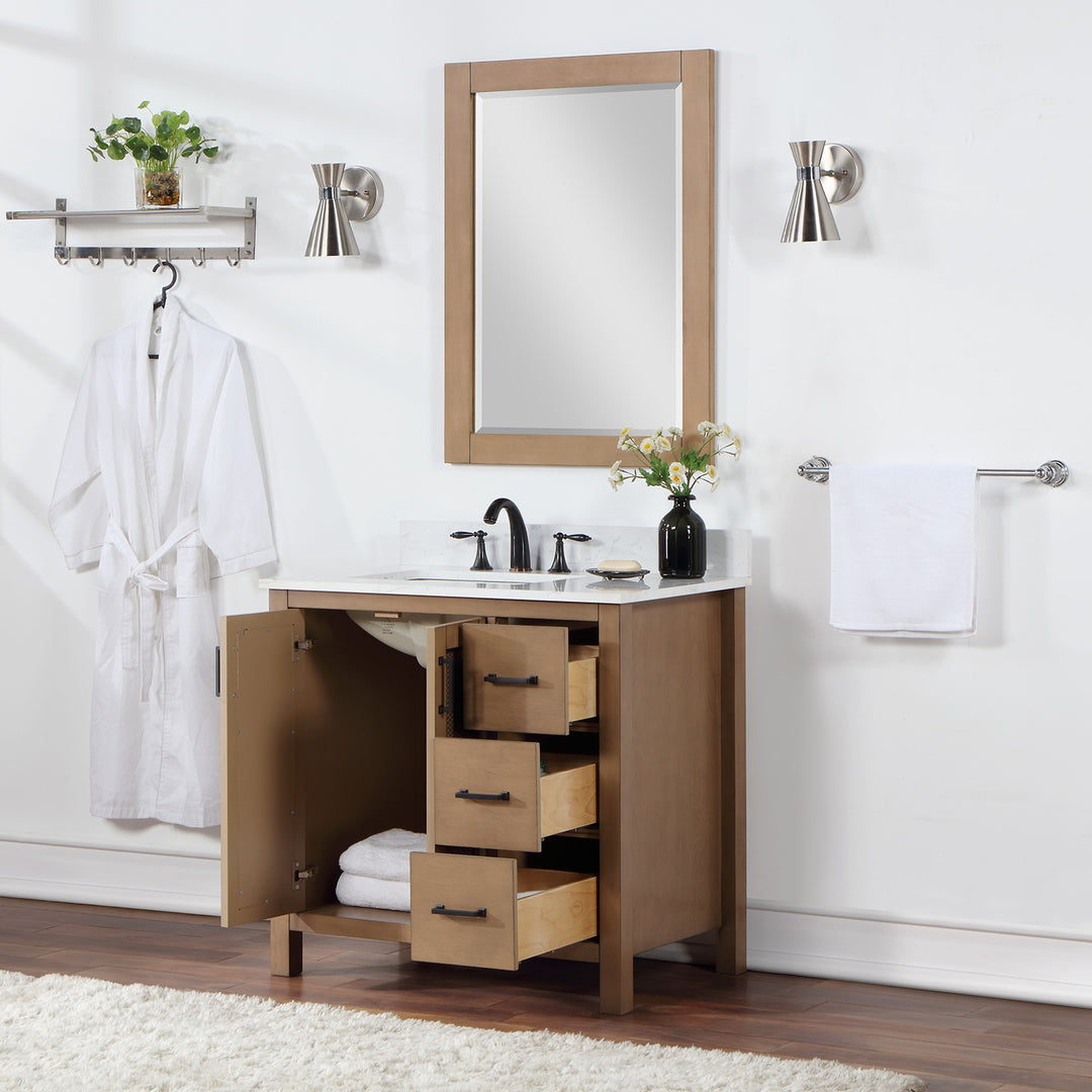 Hadiya 36" Single Bathroom Vanity Set