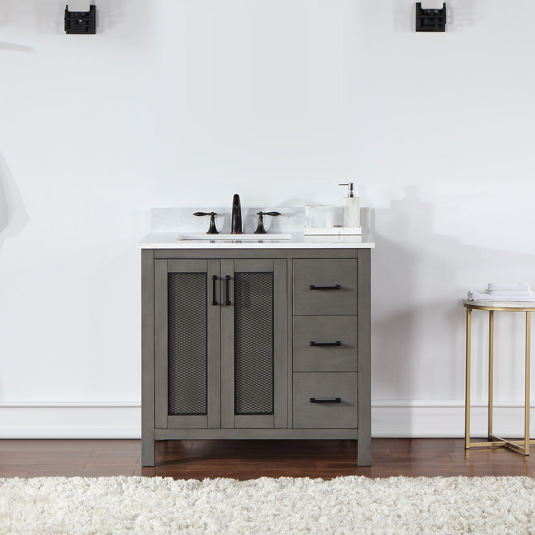Hadiya 36" Single Bathroom Vanity Set