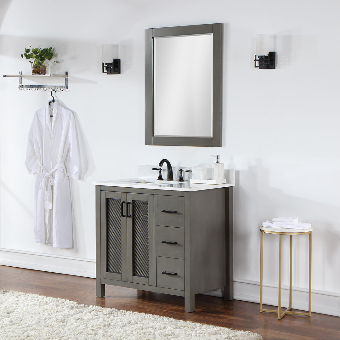 Hadiya 36" Single Bathroom Vanity Set
