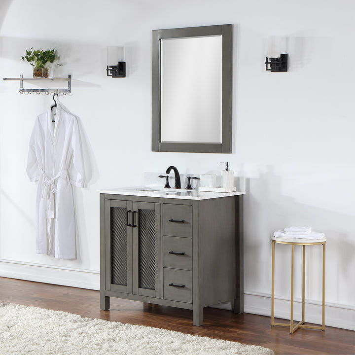 Hadiya 36" Single Bathroom Vanity Set