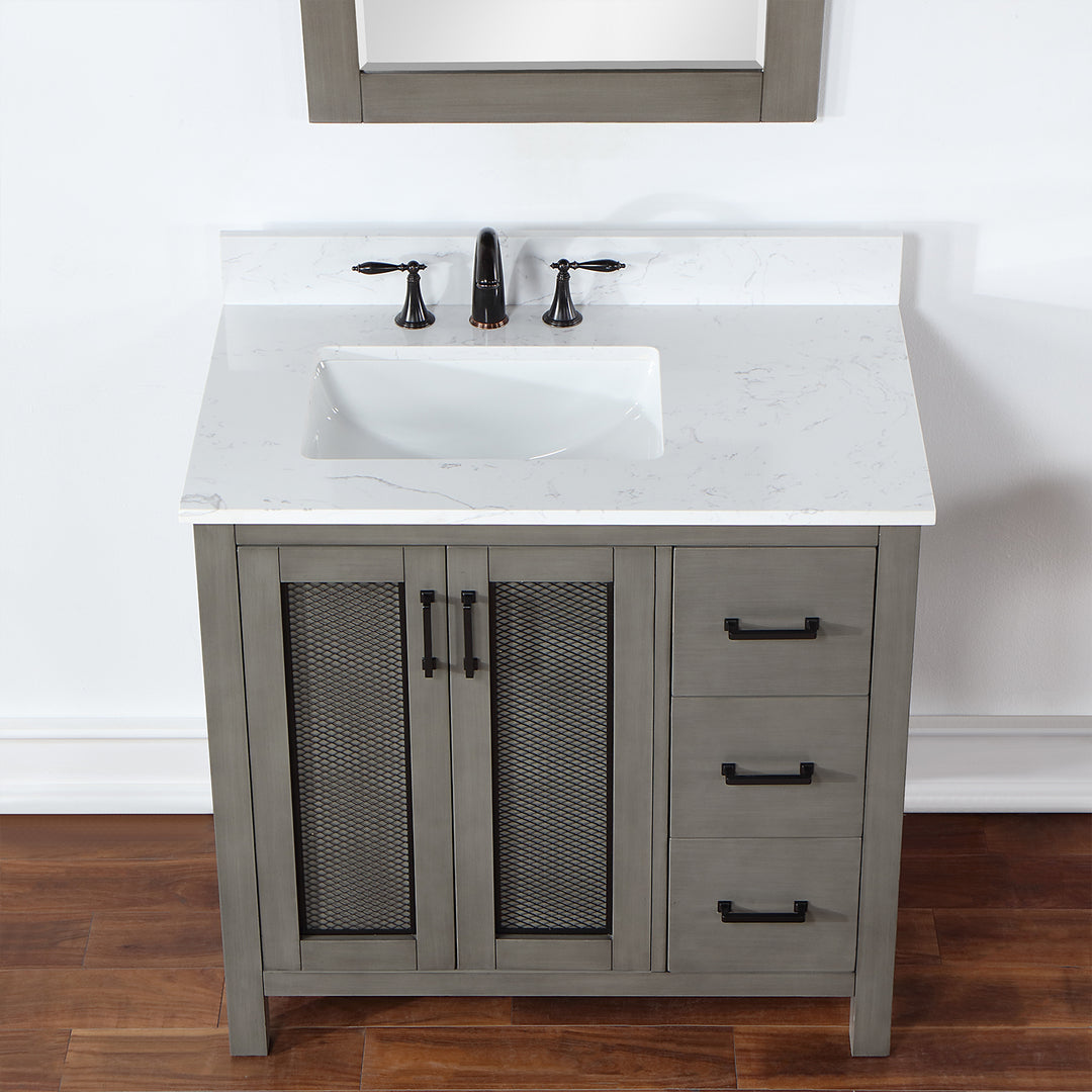 Hadiya 36" Single Bathroom Vanity Set