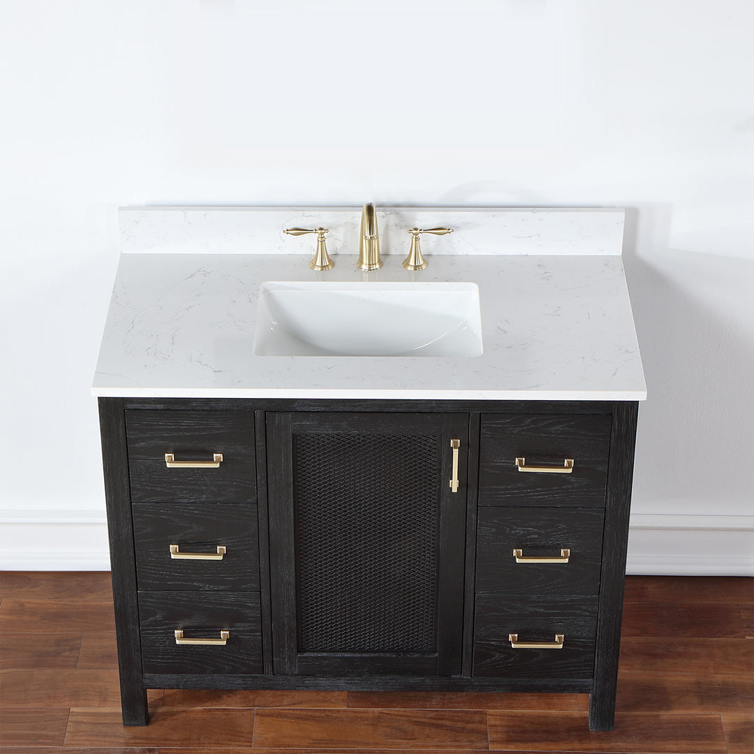 Hadiya 42" Single Bathroom Vanity Set
