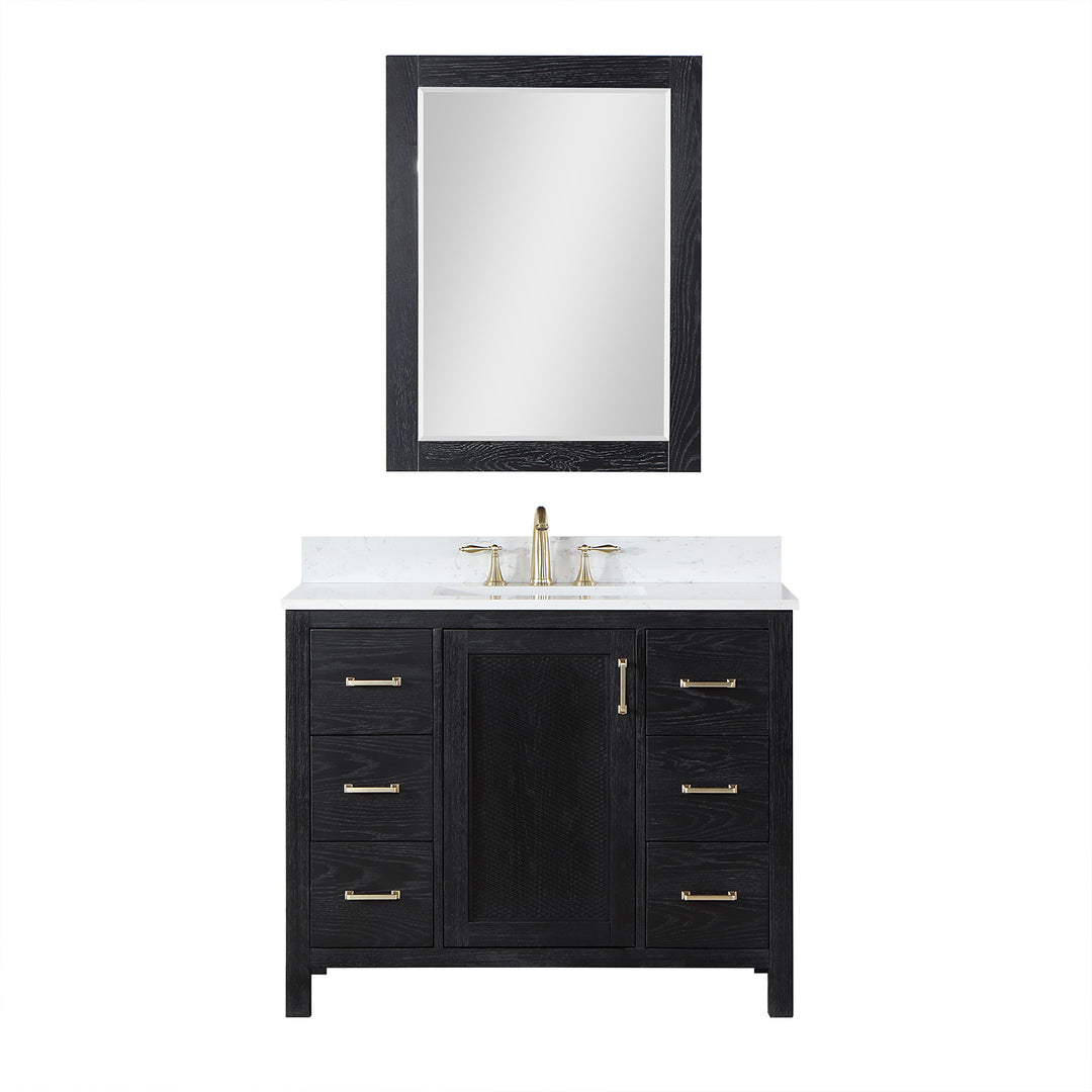Hadiya 42" Single Bathroom Vanity Set