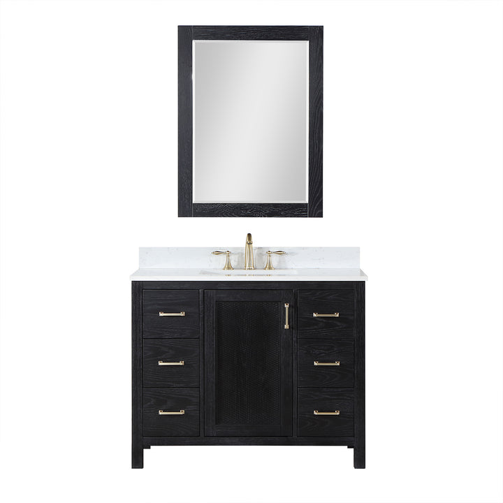 Hadiya 42" Single Bathroom Vanity Set