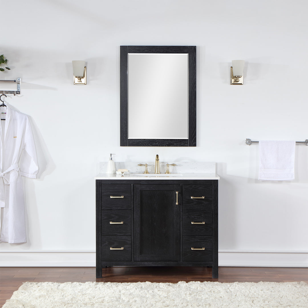 Hadiya 42" Single Bathroom Vanity Set
