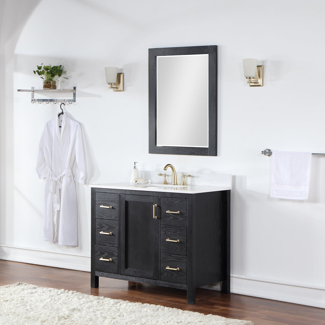 Hadiya 42" Single Bathroom Vanity Set