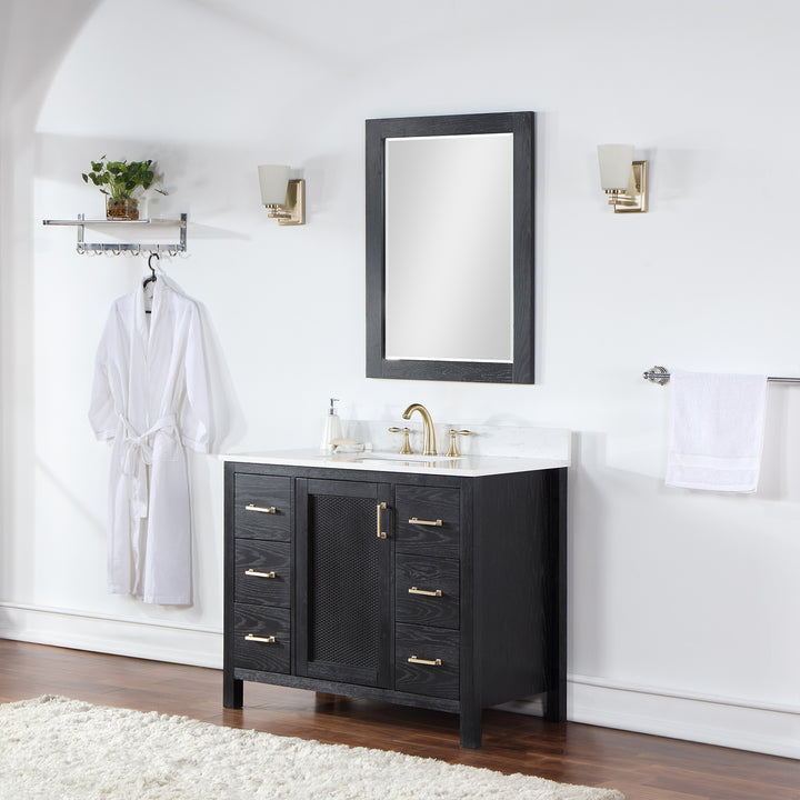 Hadiya 42" Single Bathroom Vanity Set