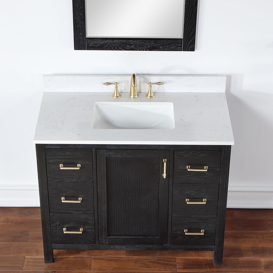Hadiya 42" Single Bathroom Vanity Set