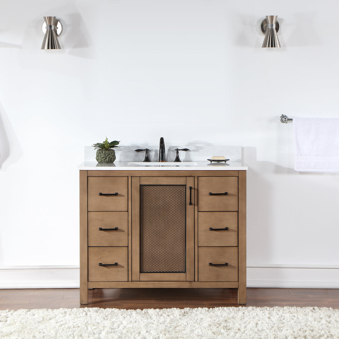 Hadiya 42" Single Bathroom Vanity Set