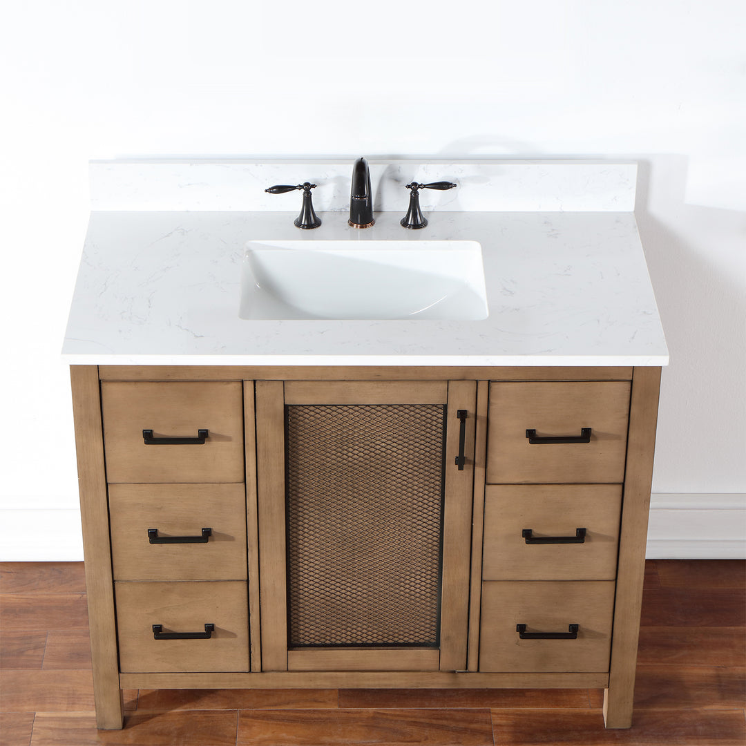 Hadiya 42" Single Bathroom Vanity Set