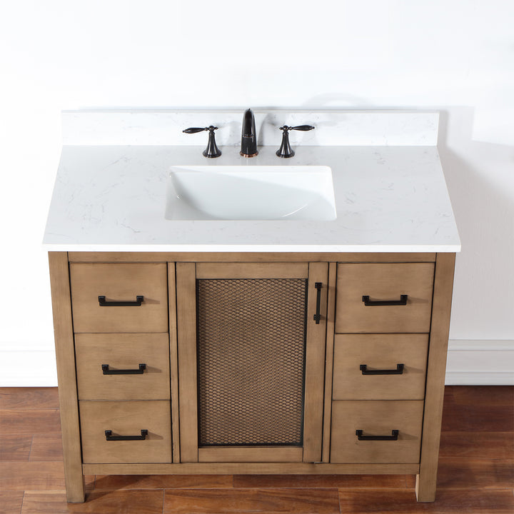 Hadiya 42" Single Bathroom Vanity Set