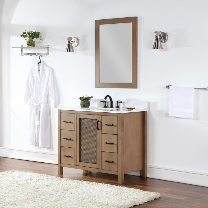 Hadiya 42" Single Bathroom Vanity Set