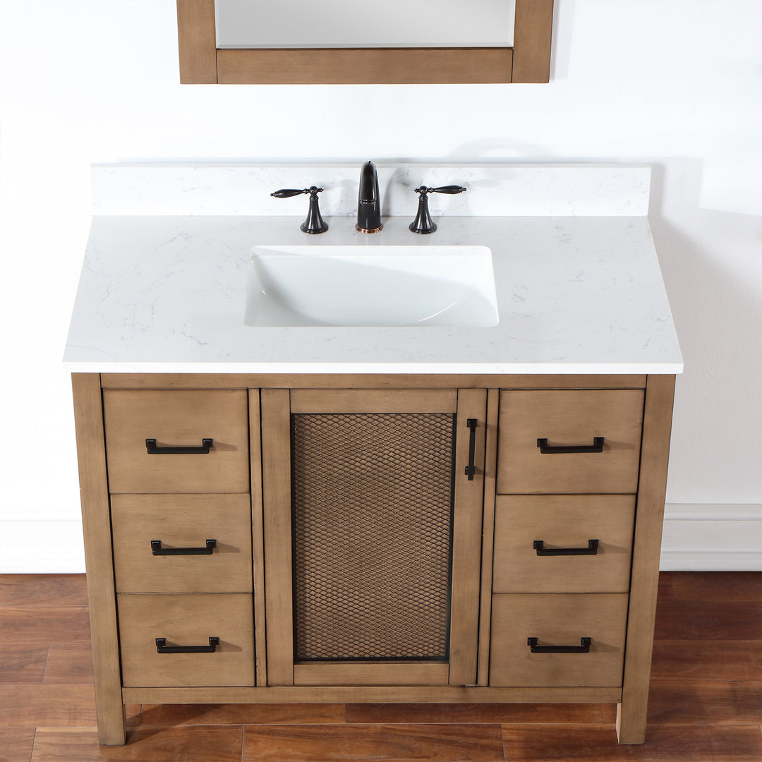 Hadiya 42" Single Bathroom Vanity Set