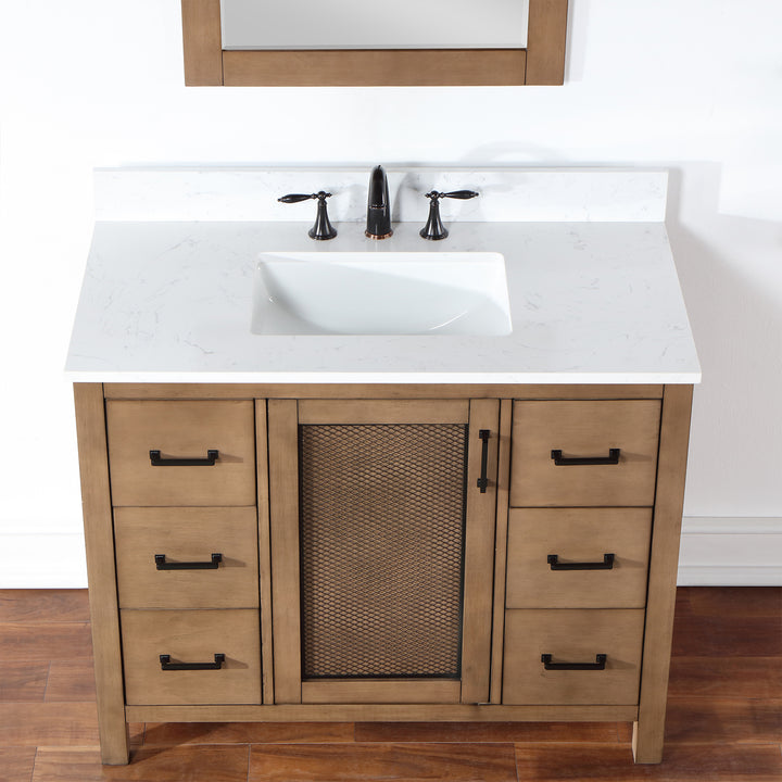 Hadiya 42" Single Bathroom Vanity Set