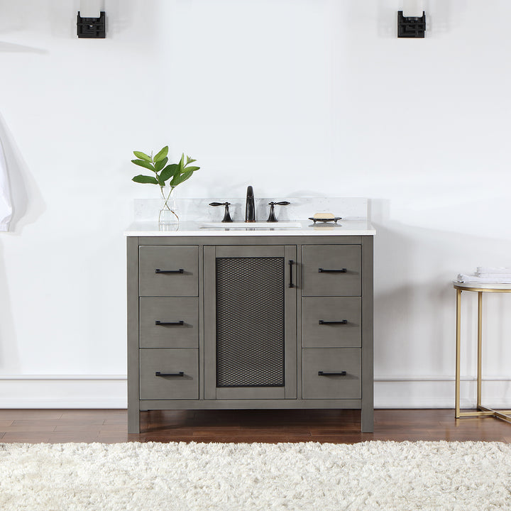 Hadiya 42" Single Bathroom Vanity Set