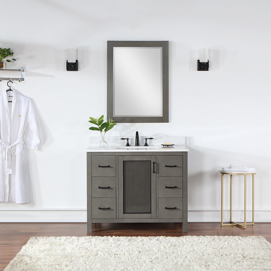 Hadiya 42" Single Bathroom Vanity Set