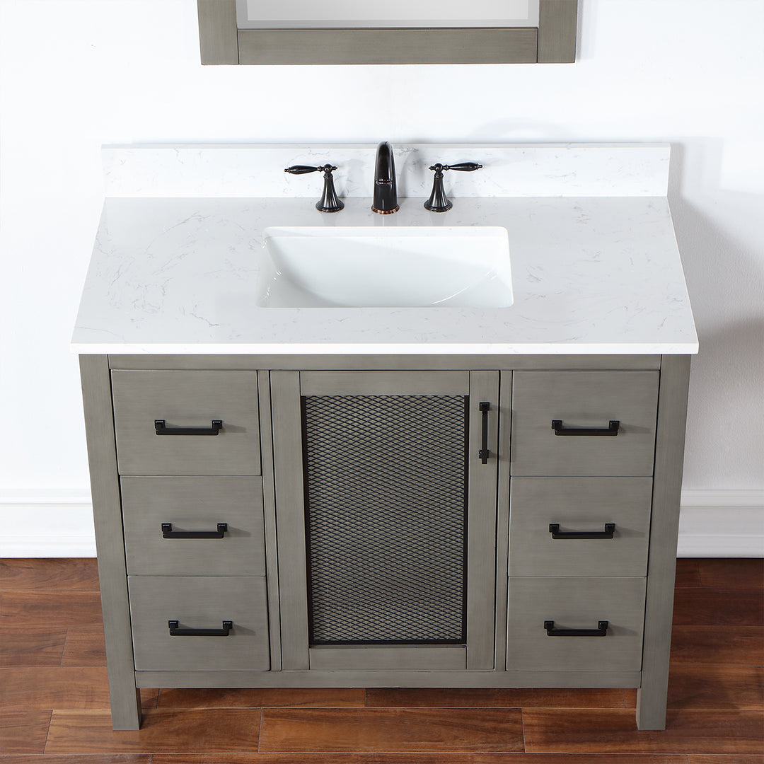 Hadiya 42" Single Bathroom Vanity Set