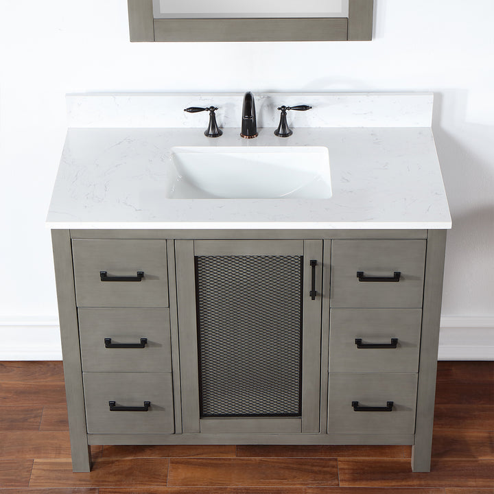 Hadiya 42" Single Bathroom Vanity Set