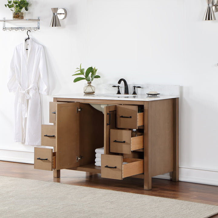 Hadiya 48" Single Bathroom Vanity Set