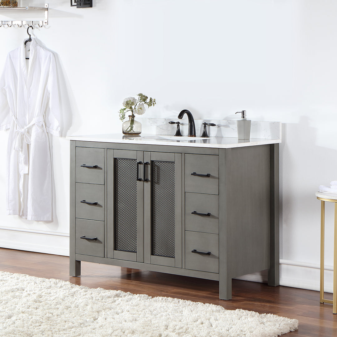 Hadiya 48" Single Bathroom Vanity Set