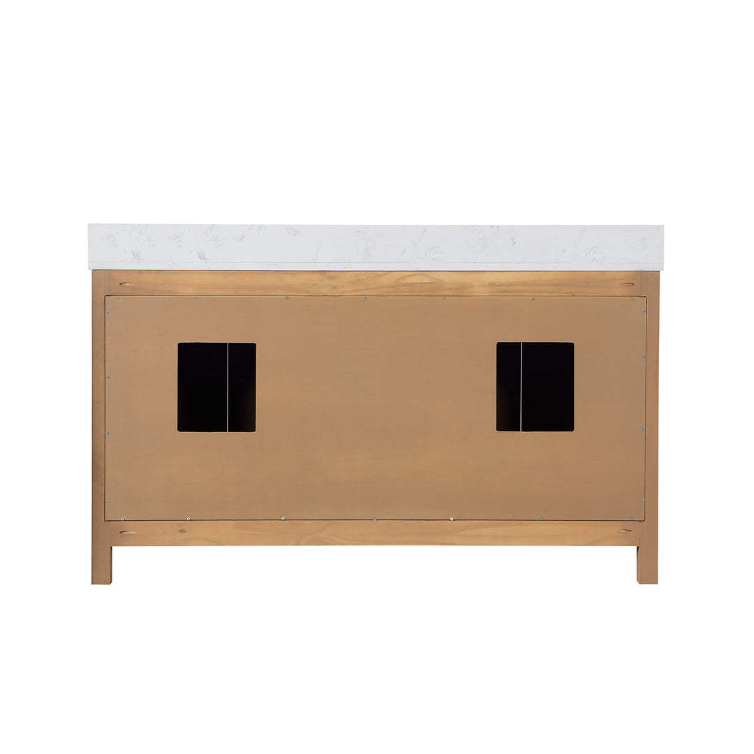 Hadiya 60" Double Bathroom Vanity Set