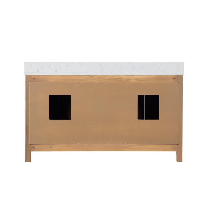 Hadiya 60" Double Bathroom Vanity Set