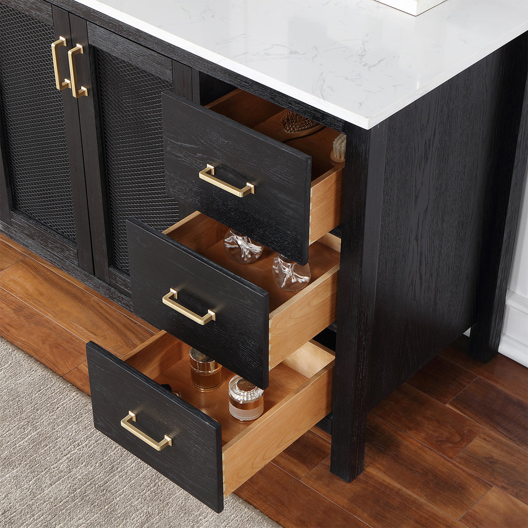 Hadiya 60" Single Bathroom Vanity Set