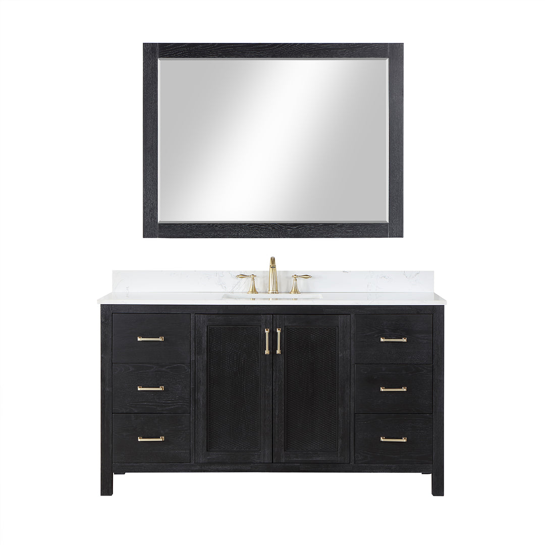 Hadiya 60" Single Bathroom Vanity Set