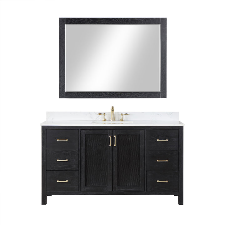 Hadiya 60" Single Bathroom Vanity Set