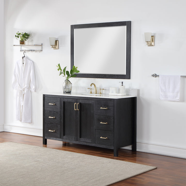 Hadiya 60" Single Bathroom Vanity Set