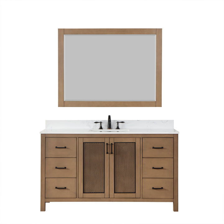 Hadiya 60" Single Bathroom Vanity Set